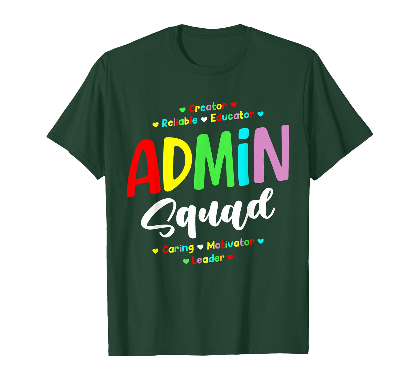 Admin Squad School Admin Assistant Principal Administrator T-Shirt