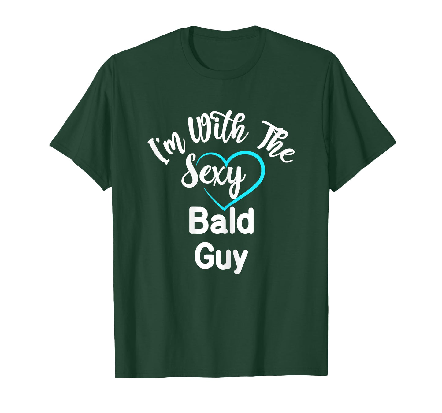 Womens I'm With The Sexy Bald Guy T-Shirt