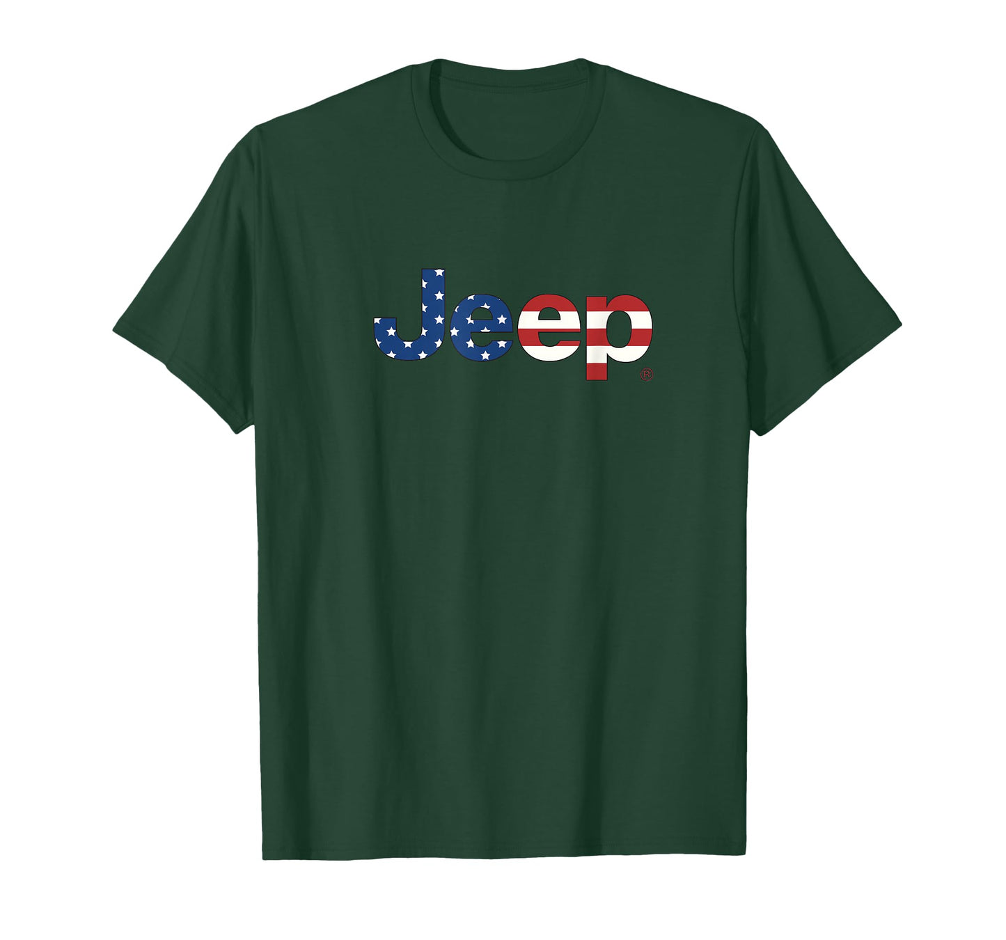 Jeep Flag Wordmark Logo T-Shirt