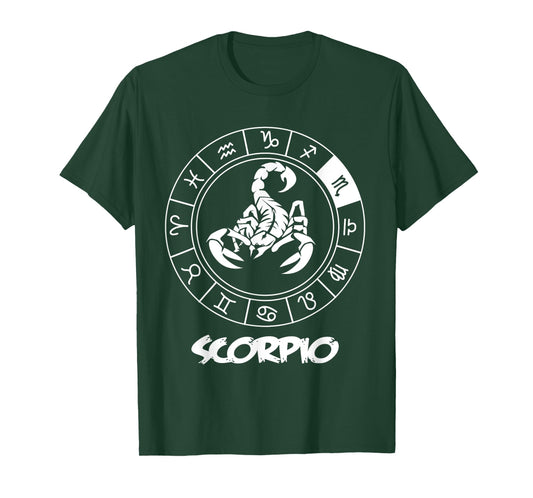 Scorpion Men Zodiac Sign Scorpio T-Shirt