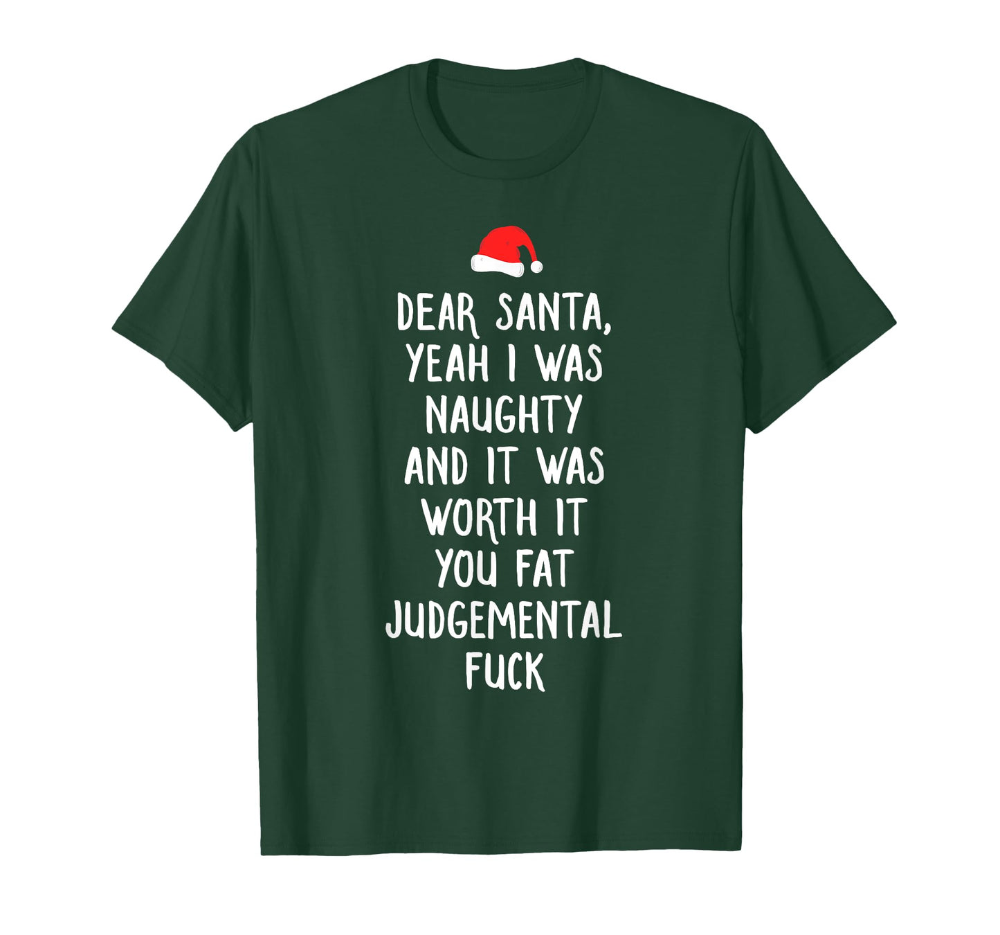 Dear Santa Funny Inappropriate Christmas T-Shirt
