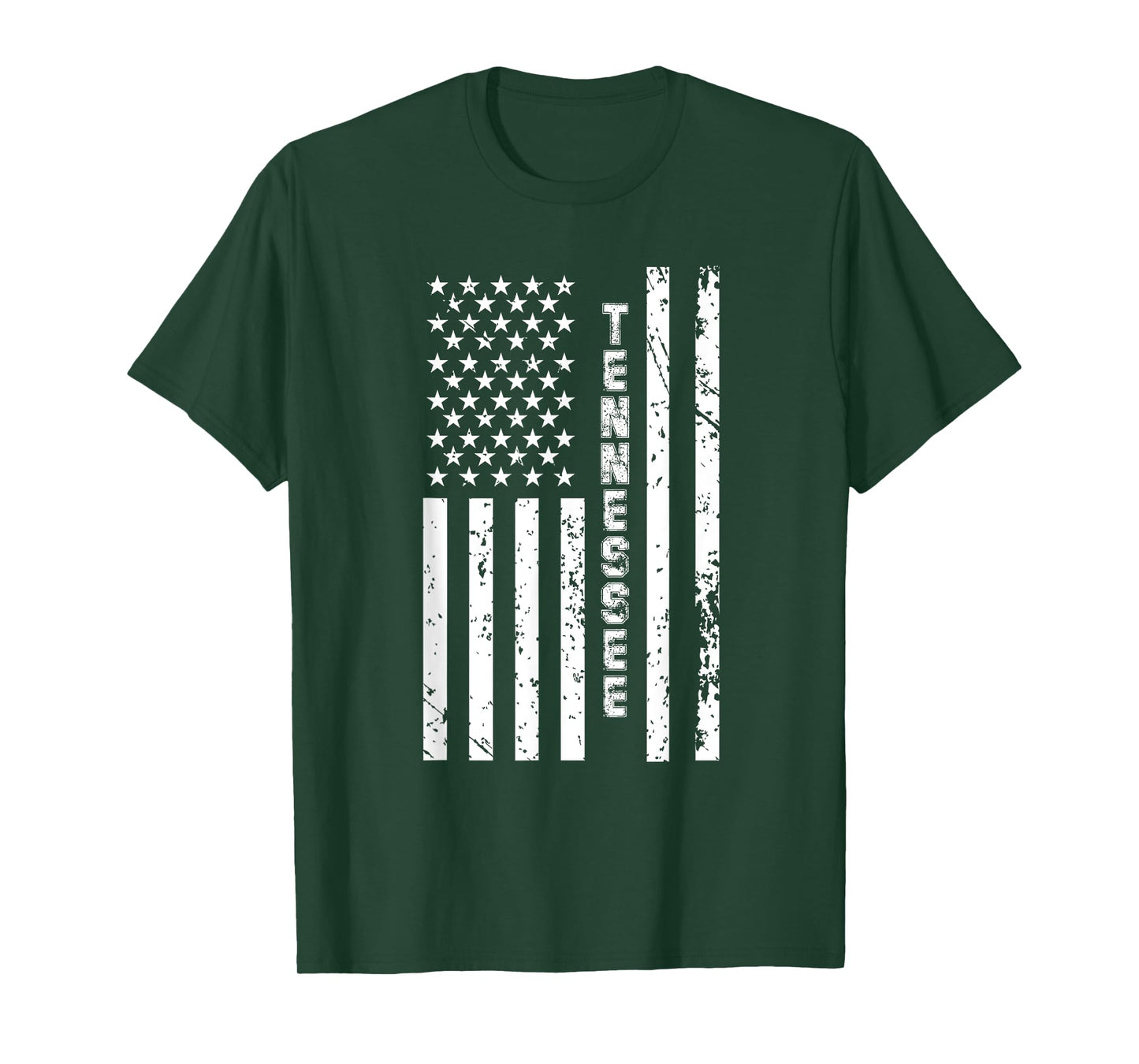 Tennessee United States Patriotic American Flag T-Shirt