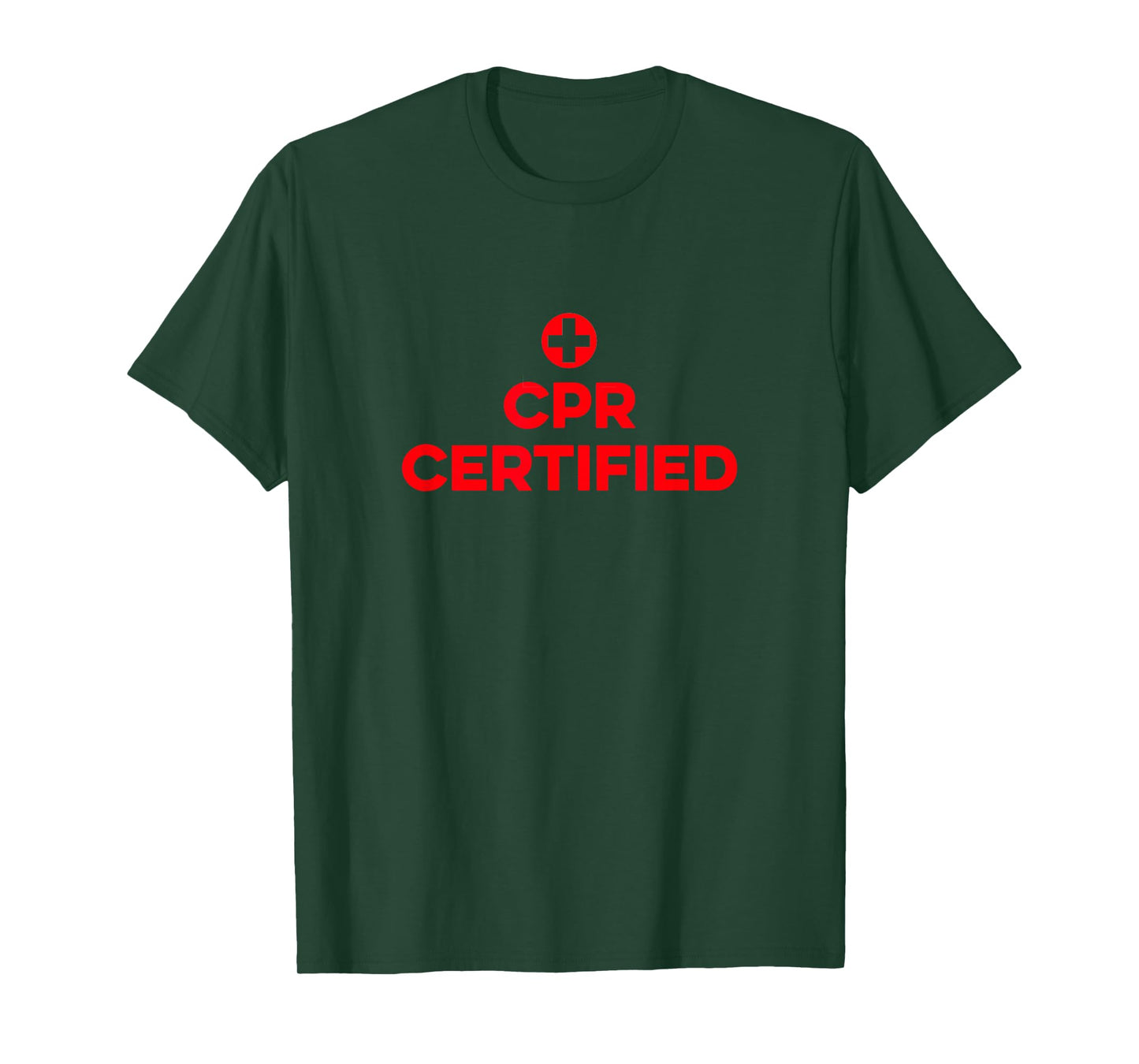 CPR Certified With Cross Medical T-Shirt