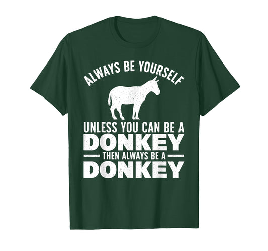 Cool Donkey For Men Women Zoo Mule Horse Farm Animal Lover T-Shirt