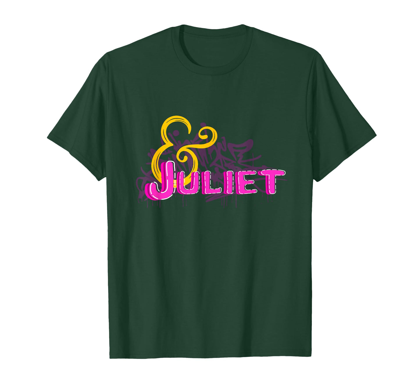 & Juliet Graffiti Musical Theatre Heart Musicals T-Shirt
