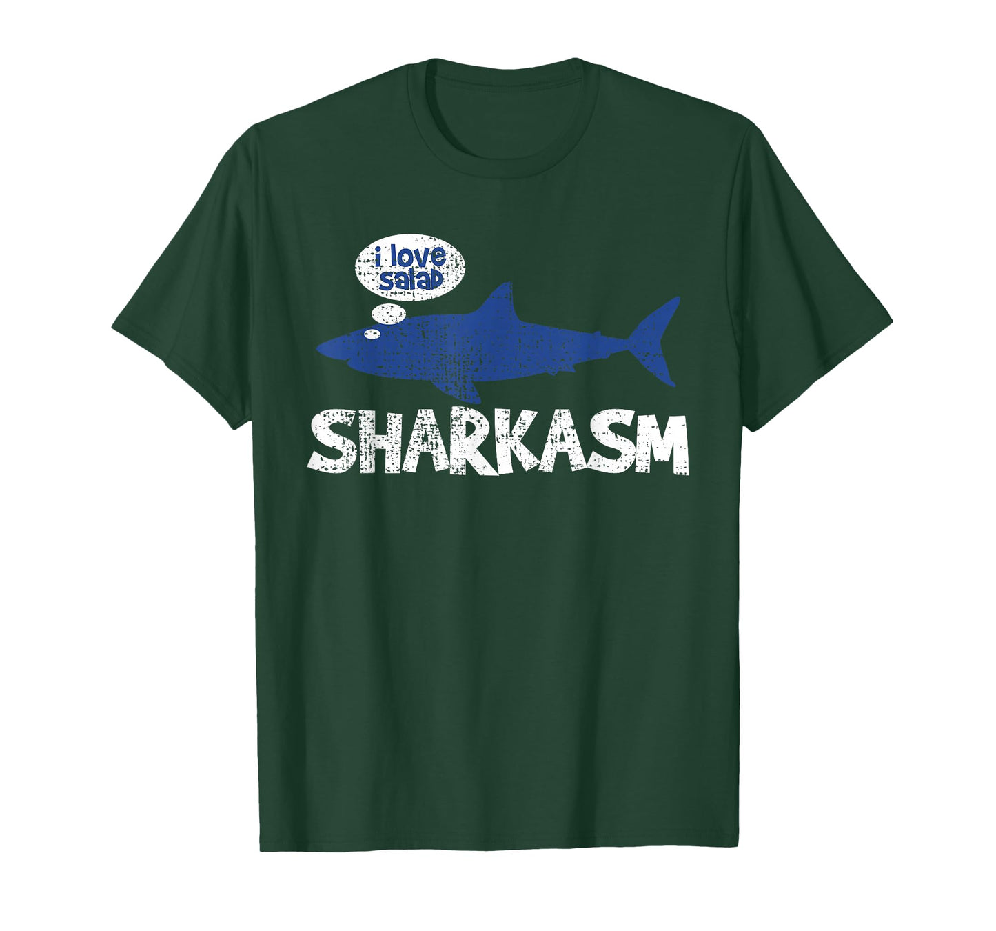 Shark Sharkasm Marine Biology Funny Vintage Gift T-Shirt