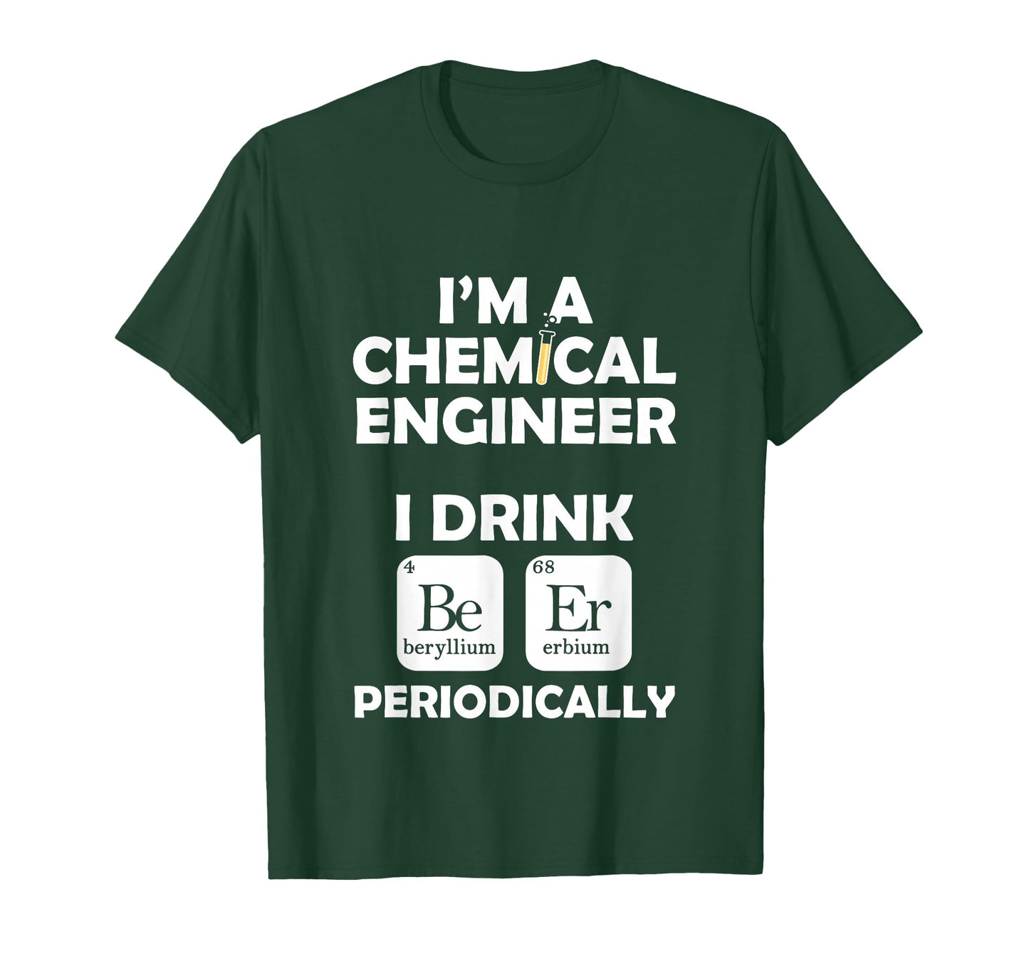 Chemical Engineer Beer Periodically Engineering Gifts T-Shirt