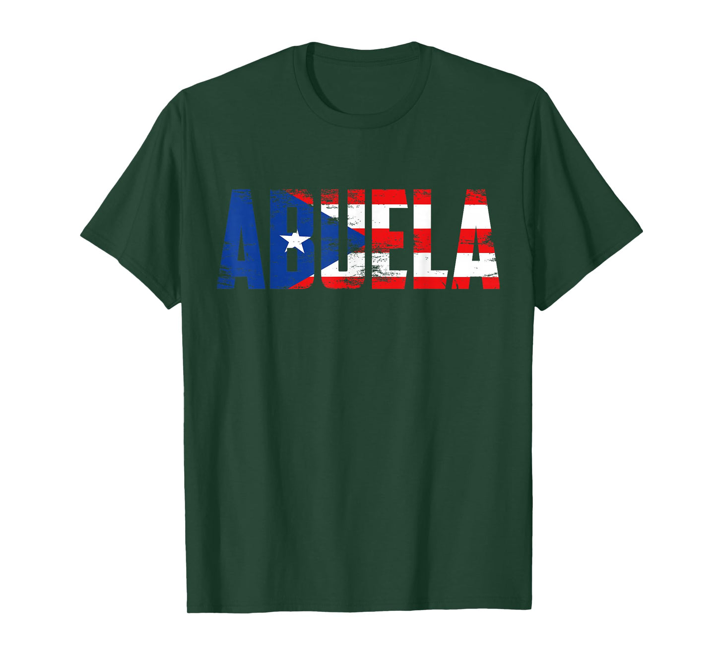 Abuela Puerto Rico Flag Pride Mothers Day Puerto Rican Women T-Shirt Small
