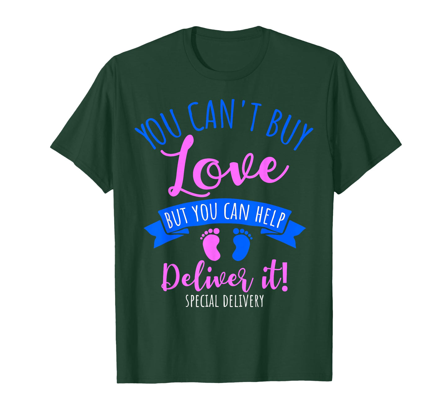 Cute Baby Foot Print Labor and Delivery Nurses T-Shirt