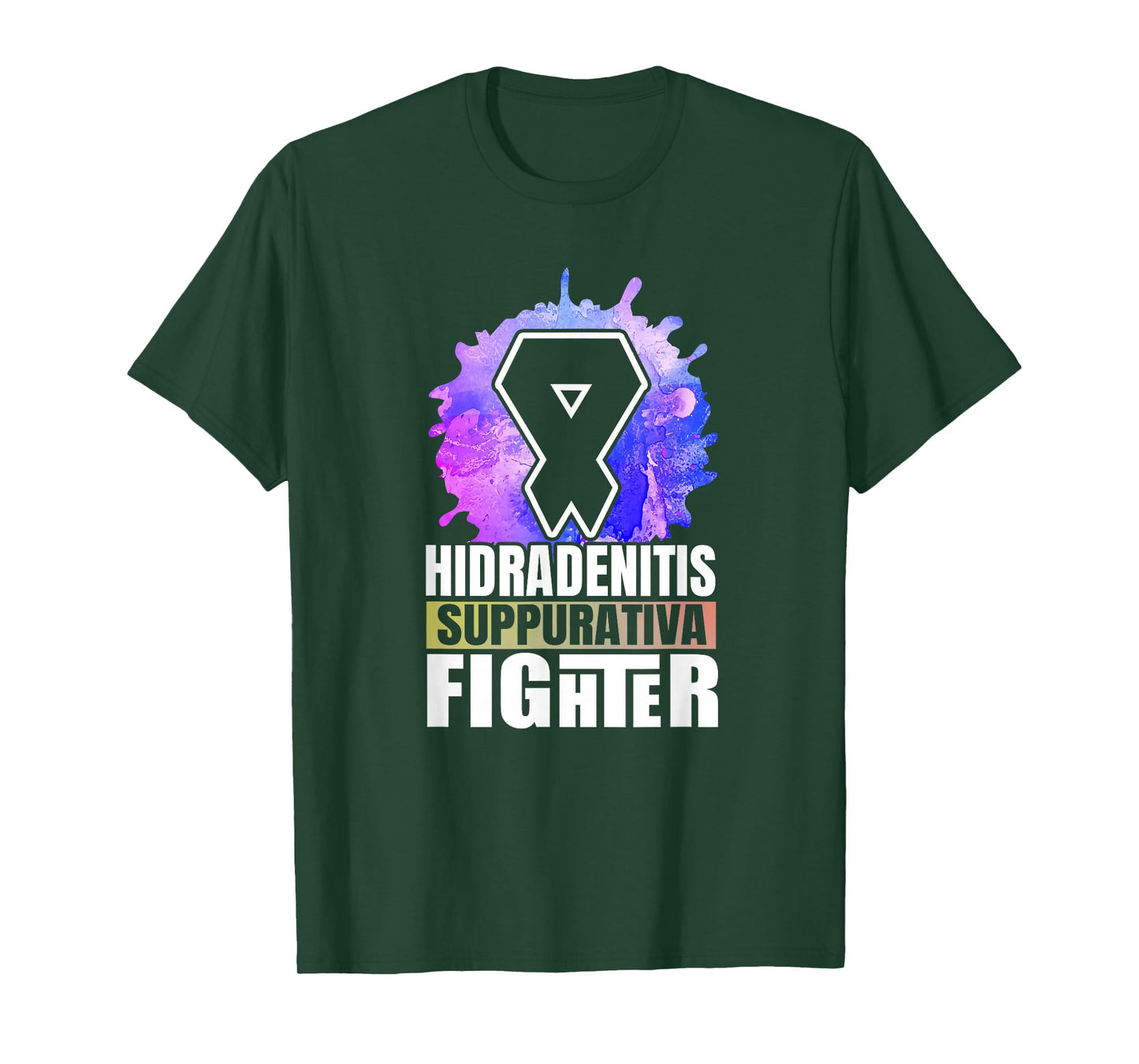 Abstract Hidradenitis Suppurativa Fighters Saying T-Shirt
