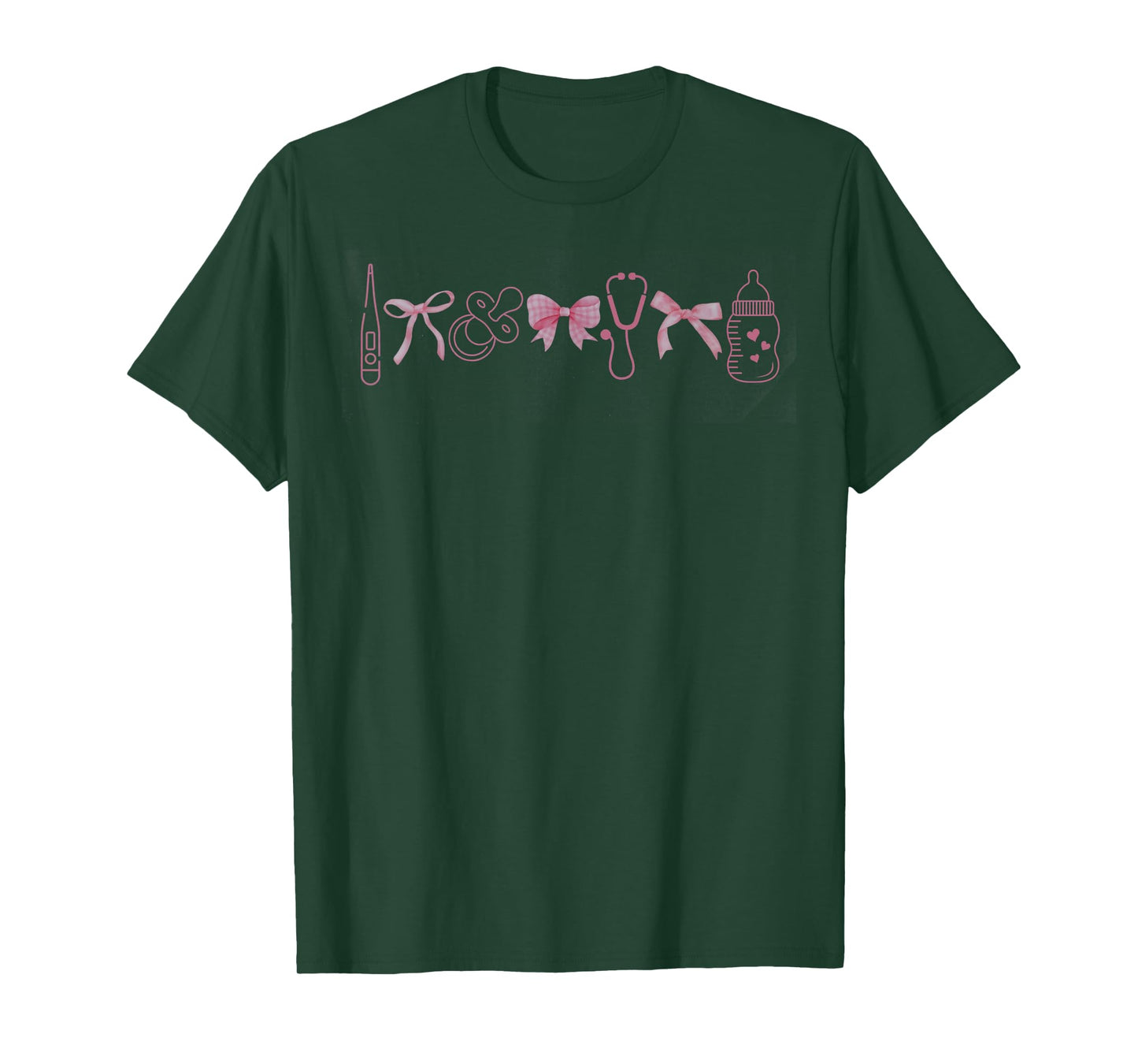 Coquette Mother Baby Nurse Graduation Postpartum RN NICU T-Shirt