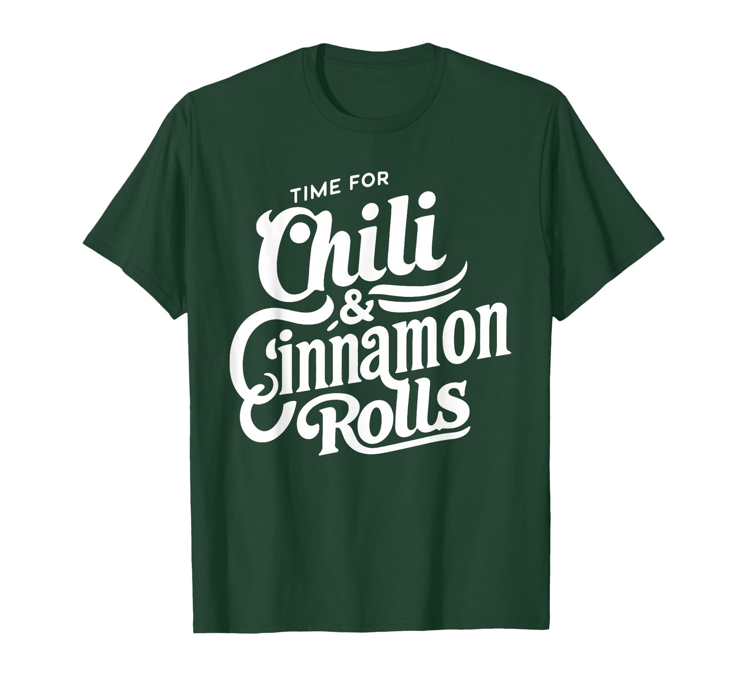 Chili and Cinnamon Roll Midwestern Combo Dessert Food Lover T-Shirt