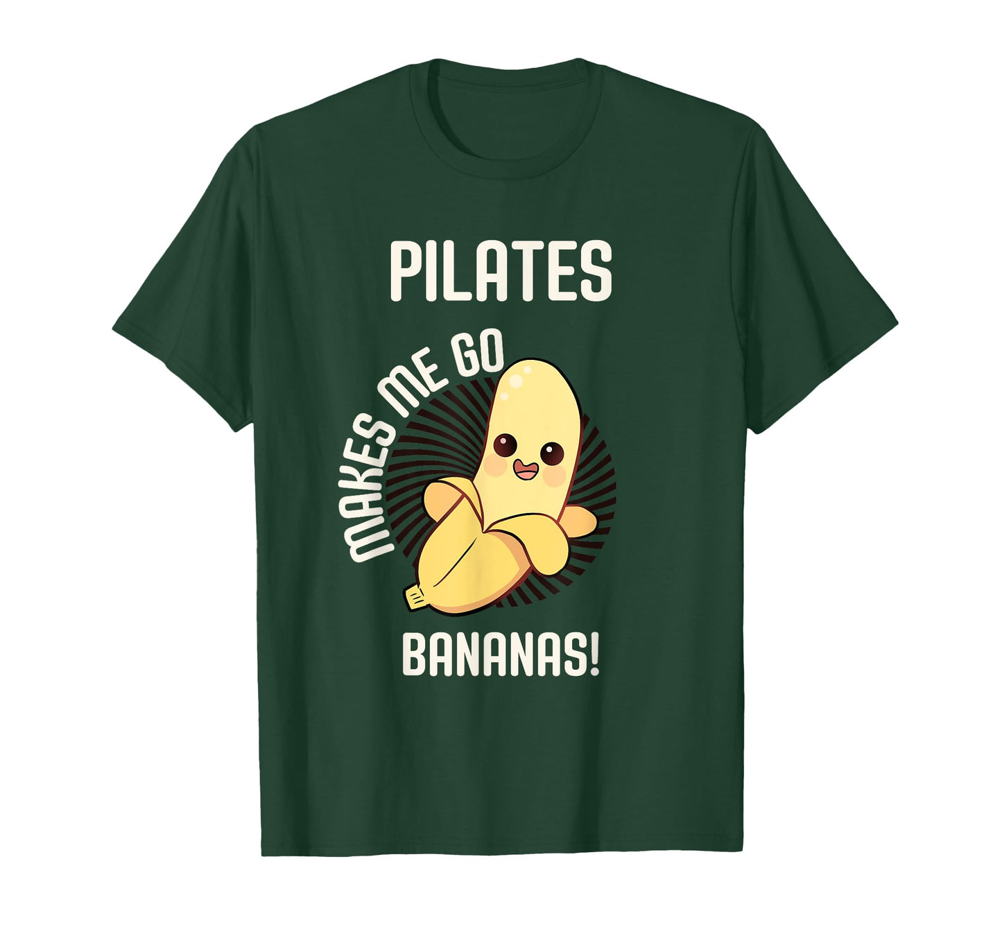 Pilates Banana Fitness Workout Fun Exercise Movement T-Shirt