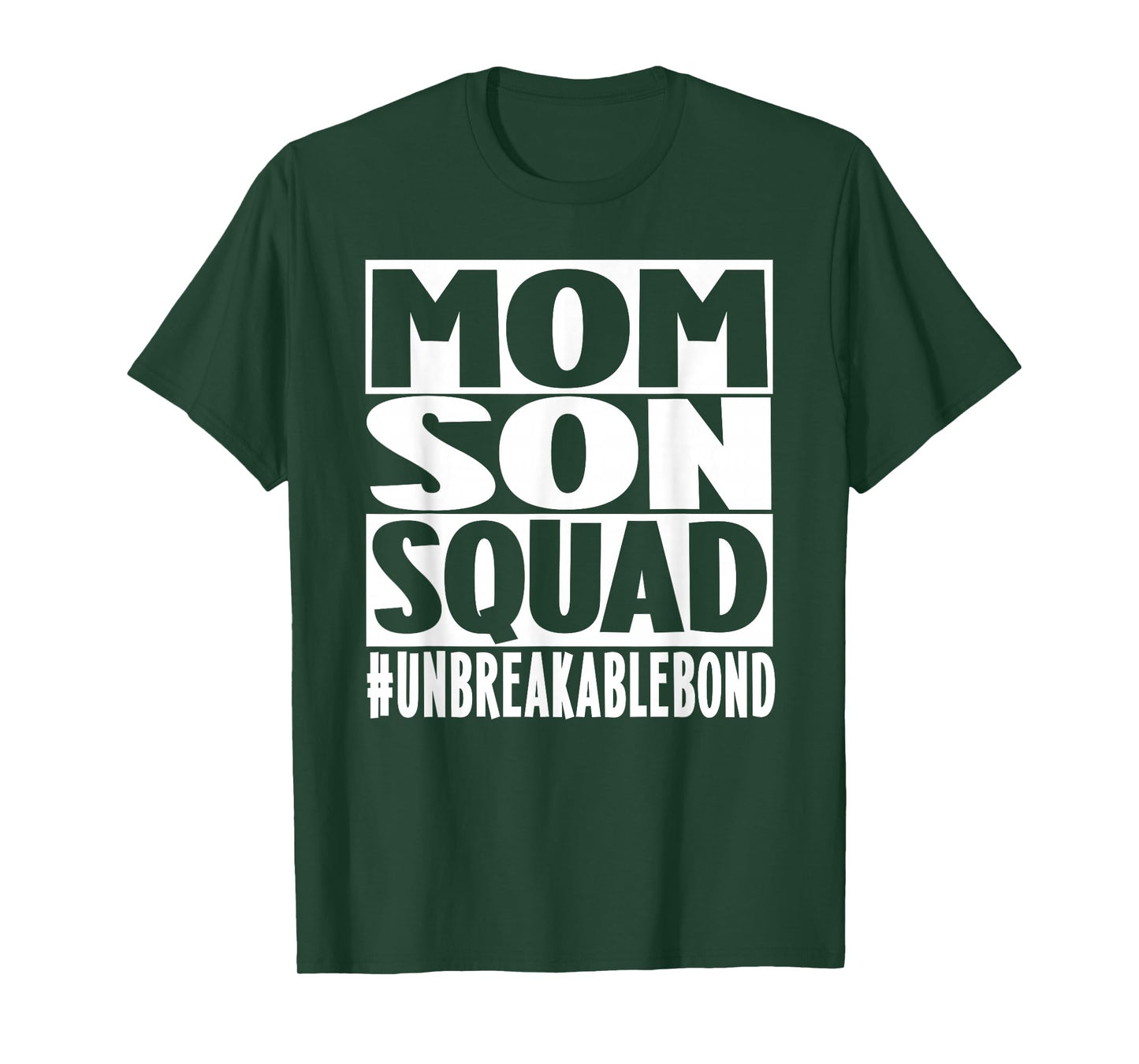 Mom Son Squad Unbreakable Bond Family T-Shirt