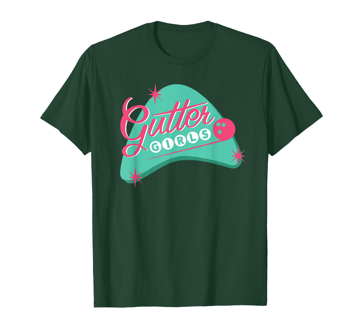 Gutter Girls Bowling League Team Shirt for Women or Girls T-Shirt