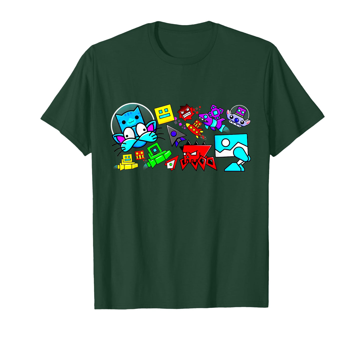 Video Game Geometry Video Gamer Lover Dash T-Shirt