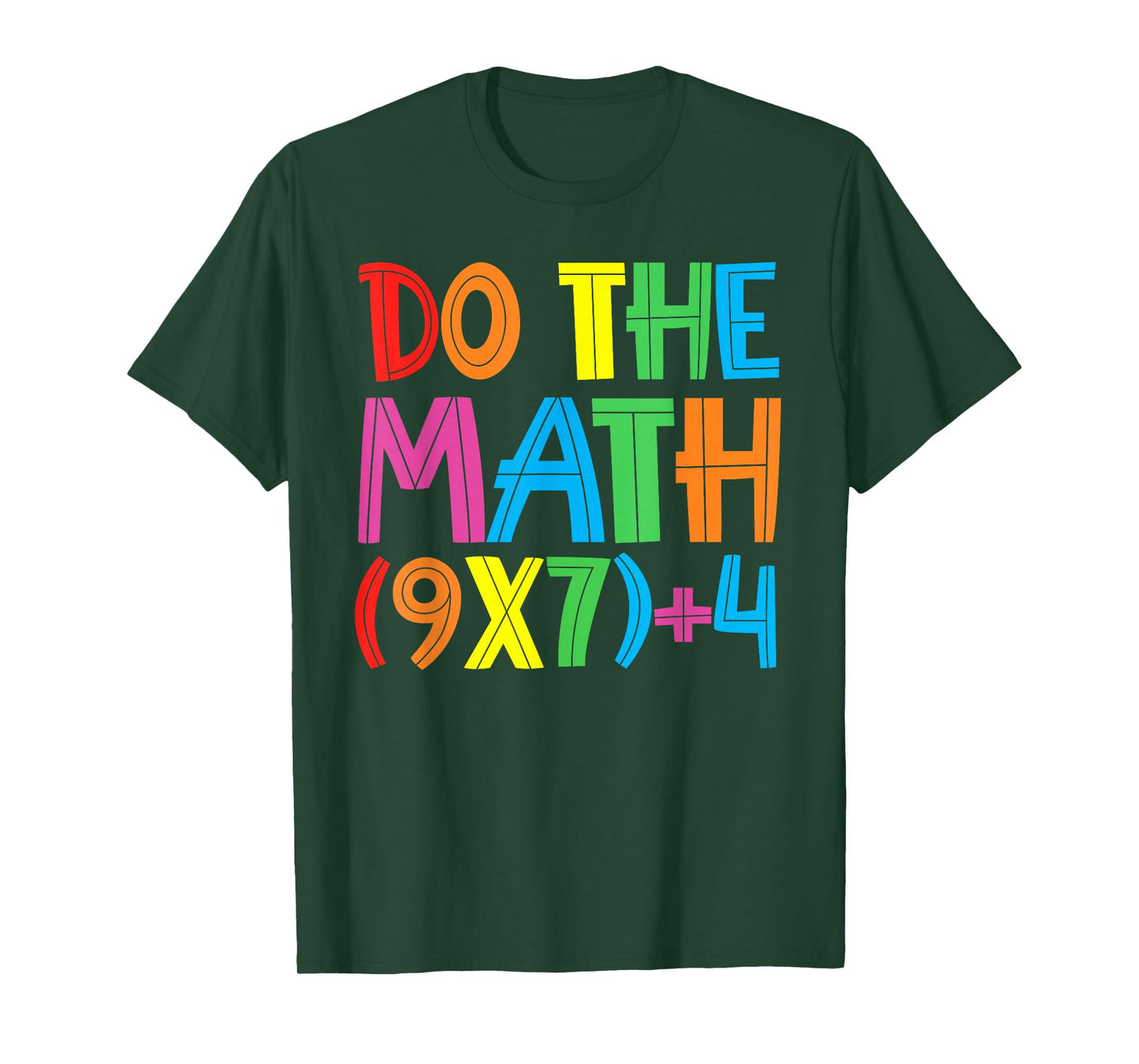 Do The Math 67 Meme 6 7 Funny Six Seven Women Teacher T-Shirt