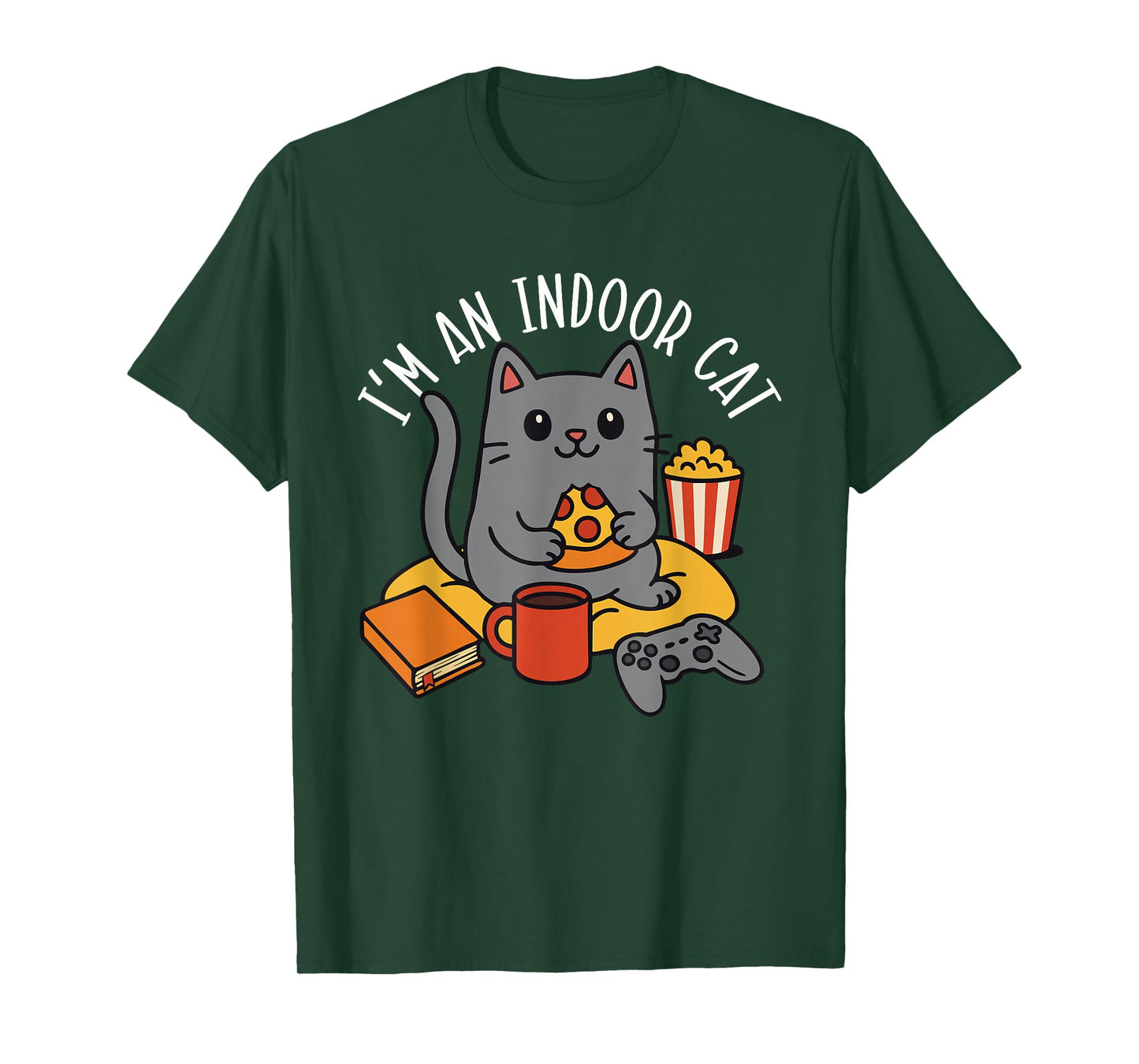 I'm an Indoor Cat - Gaming Lover Gamer Video Games T-Shirt