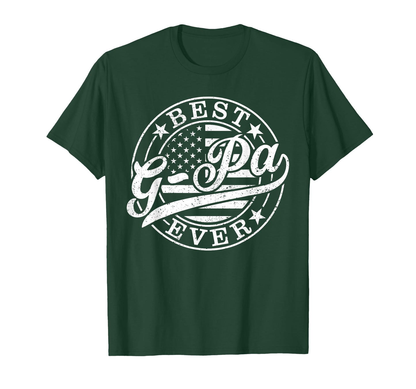 Best G-pa Ever Father's Day American US Flag T-Shirt