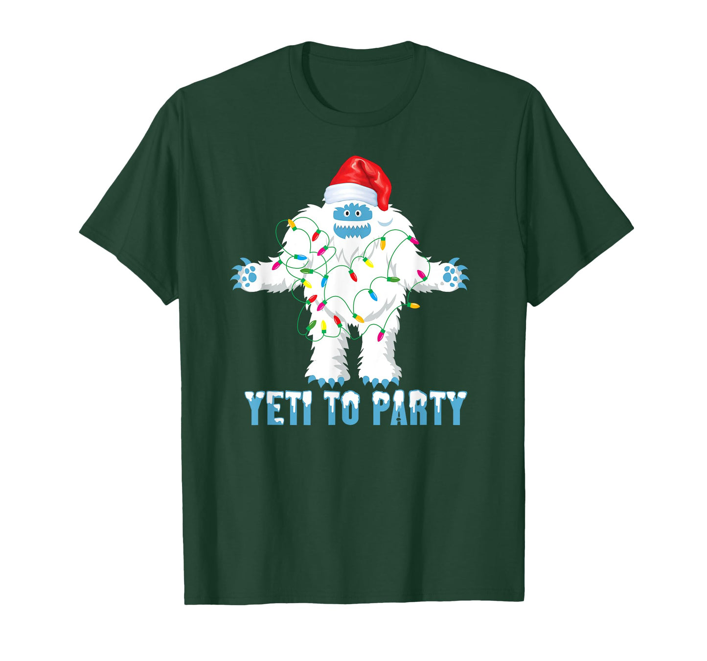 Christmas Yeti To Party shirt Cute Yeti for Christmas T-Shirt