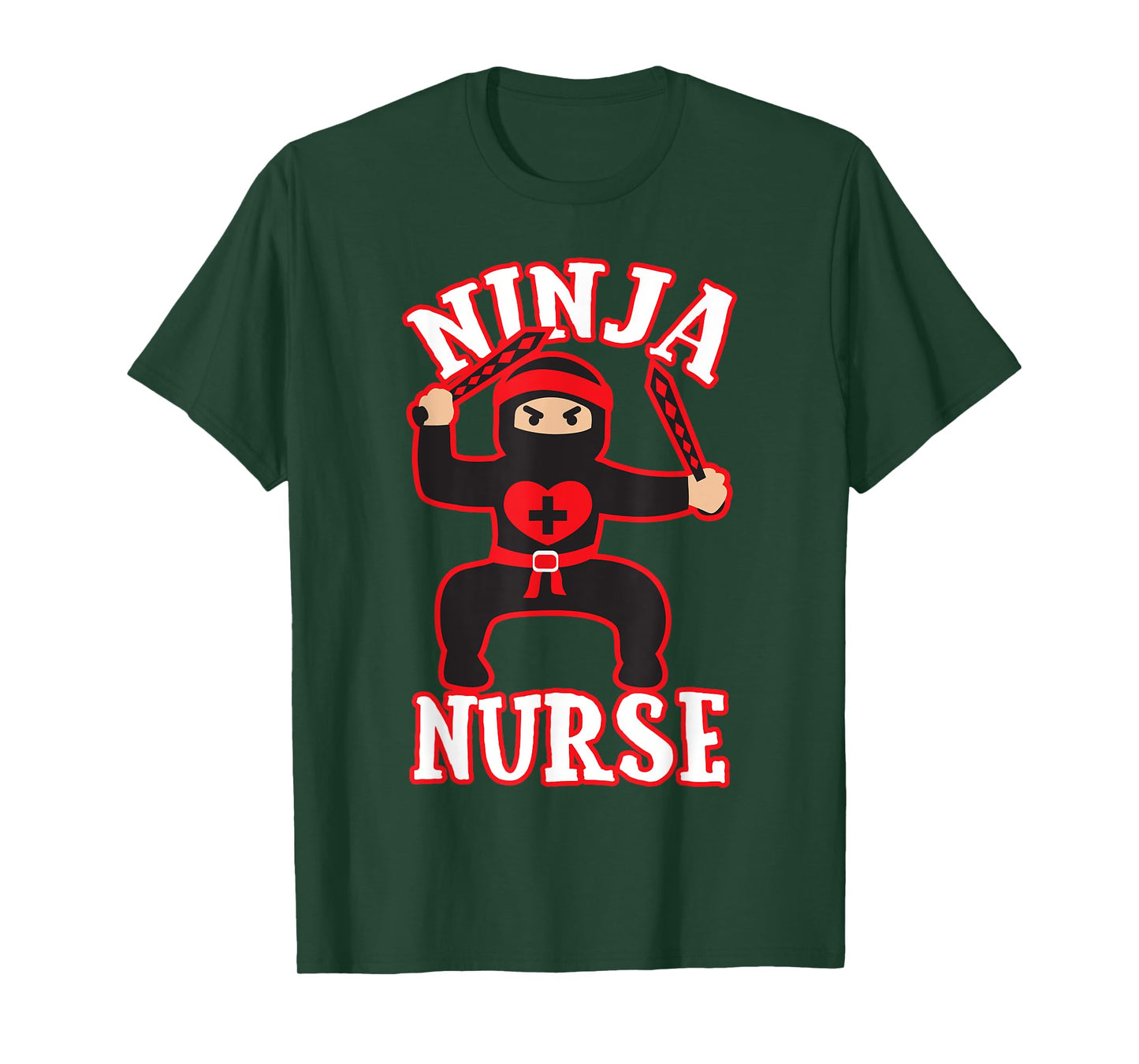 Cool Ninja Nurse Nursing Hospital Funny Gift T-Shirt