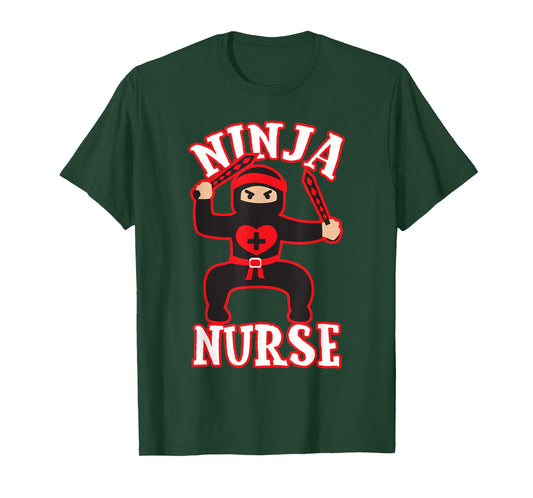 Cool Ninja Nurse Nursing Hospital Funny Gift T-Shirt