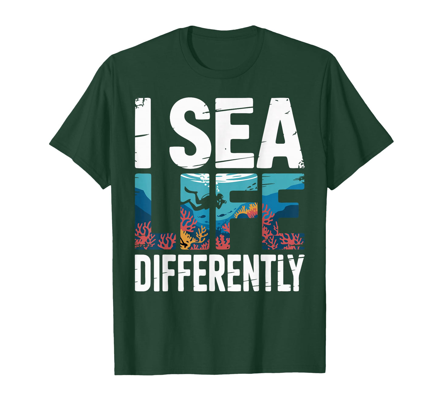 Underwater Photographer Sea Life Diver Photography T-Shirt