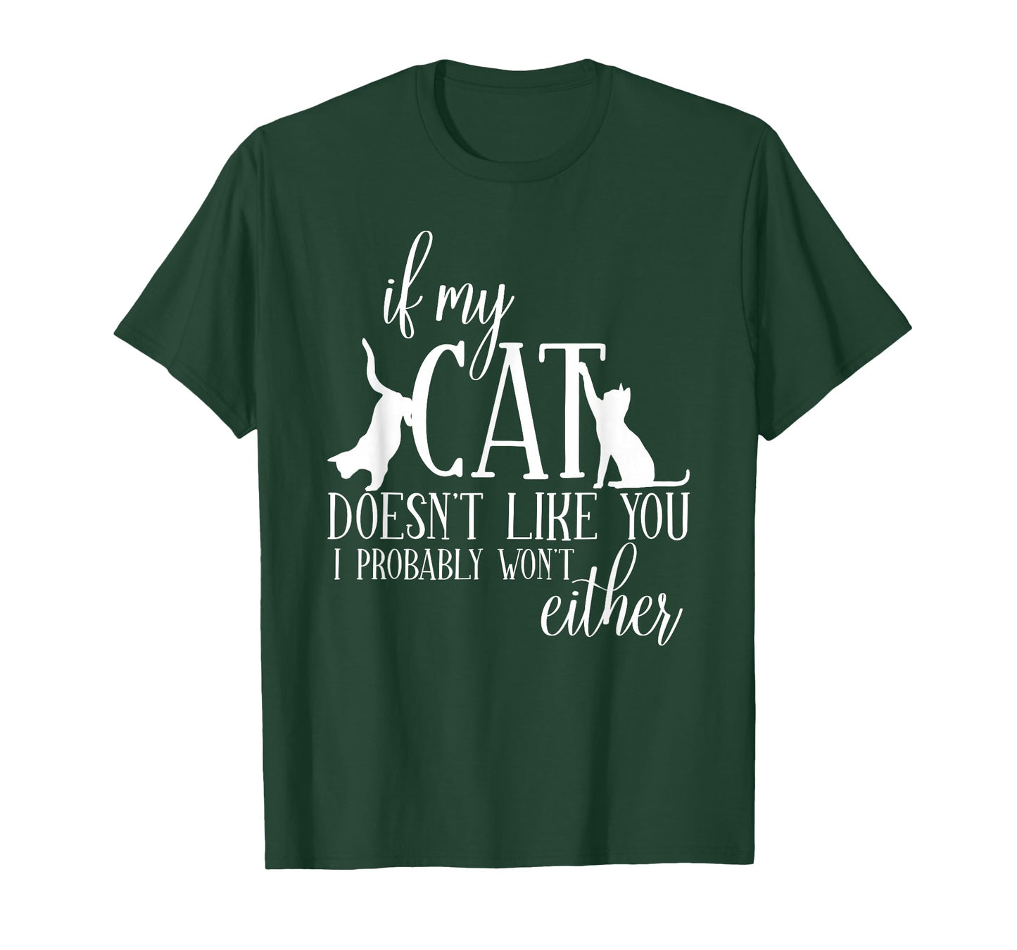 Cat Lovers Cat Friends Saying Funny Cats T-Shirt