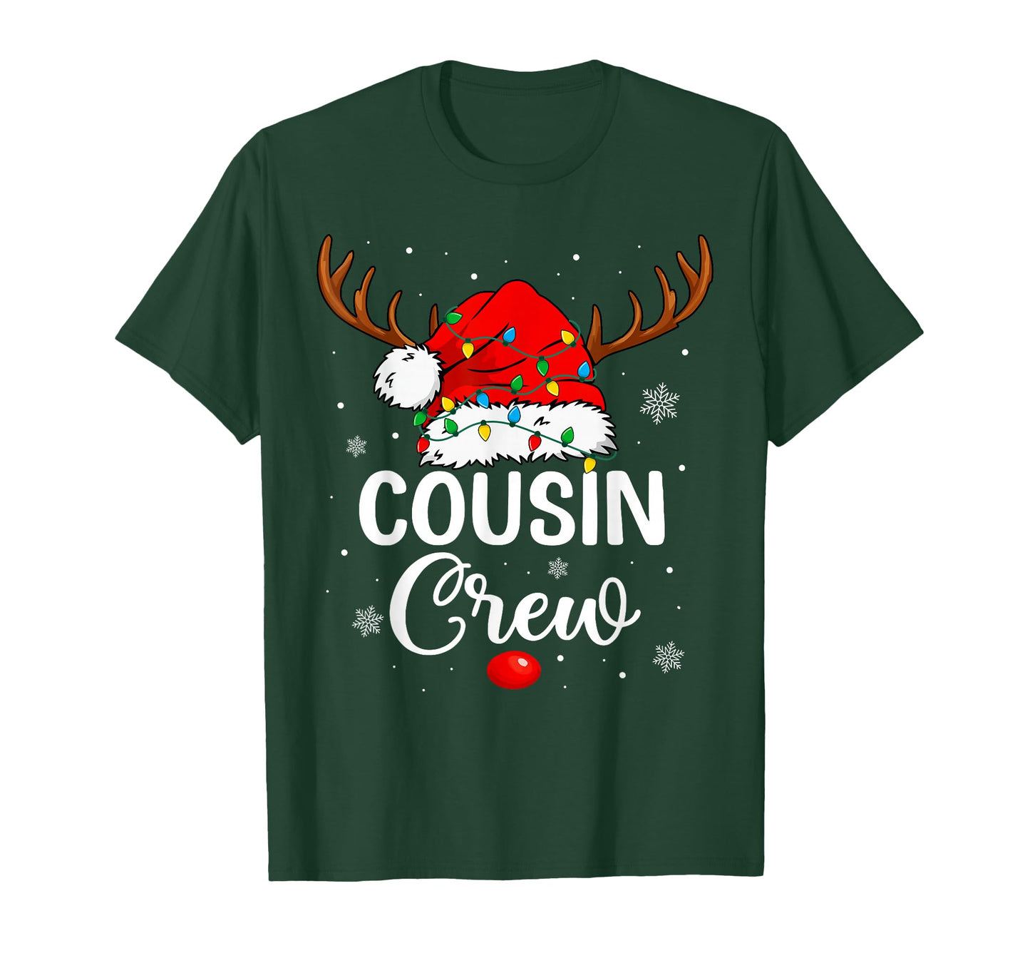 Cousin Crew Christmas Pajamas for Men Kids Women Grandkids T-Shirt