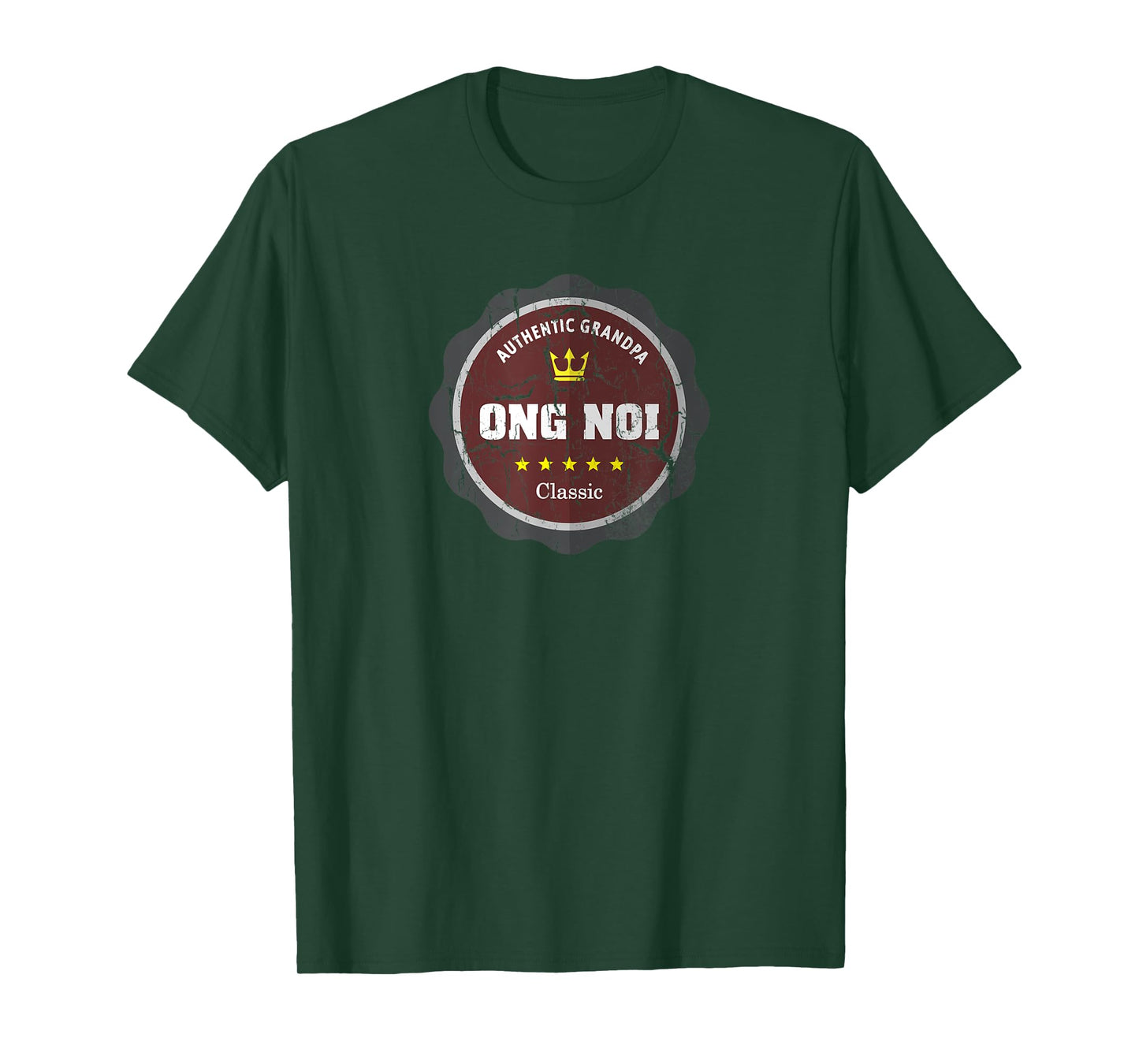 Vintage design Ong Noi gift for Vietnamese Grandpa T-Shirt