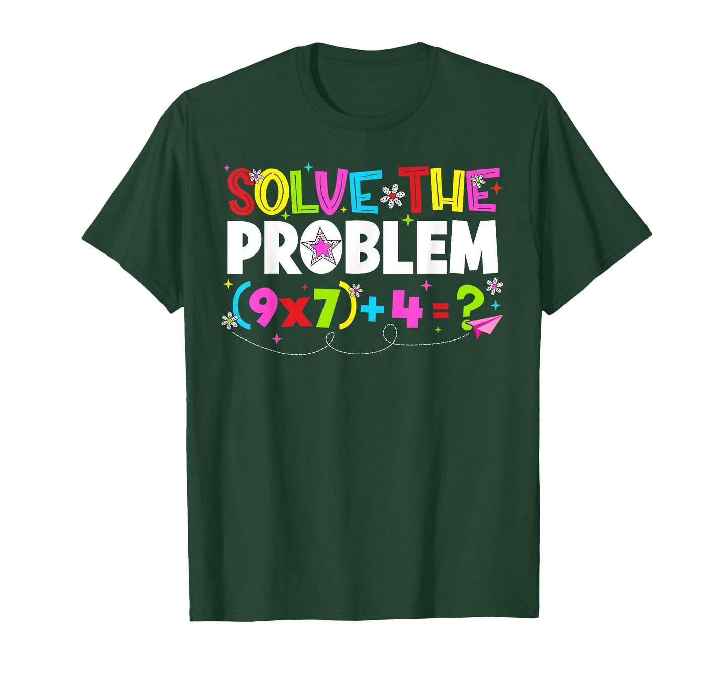 Solve The Problem Funny 67 Six Seven Meme Boy Girl Teacher T-Shirt