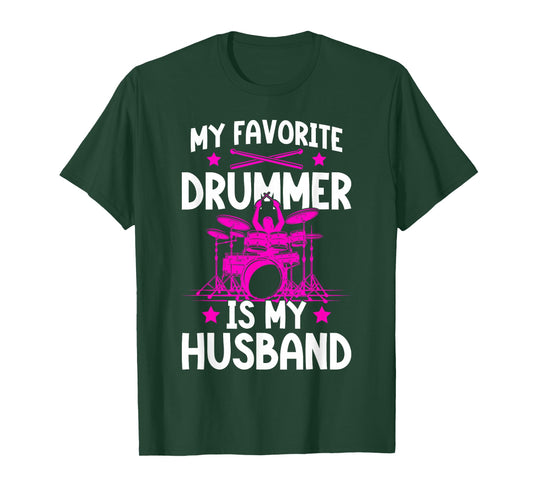 Drummer Wife Proud Drum Wife of A Drummer T-Shirt