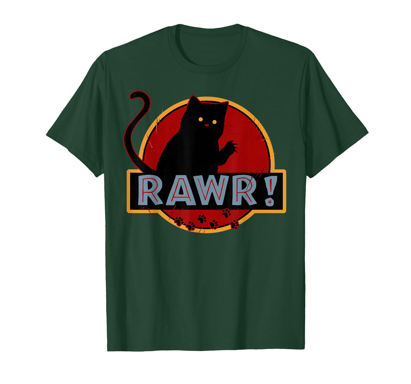 Funny Vintage Kitty Cat Lover Rawr Kitty Cat Vintage T-Shirt