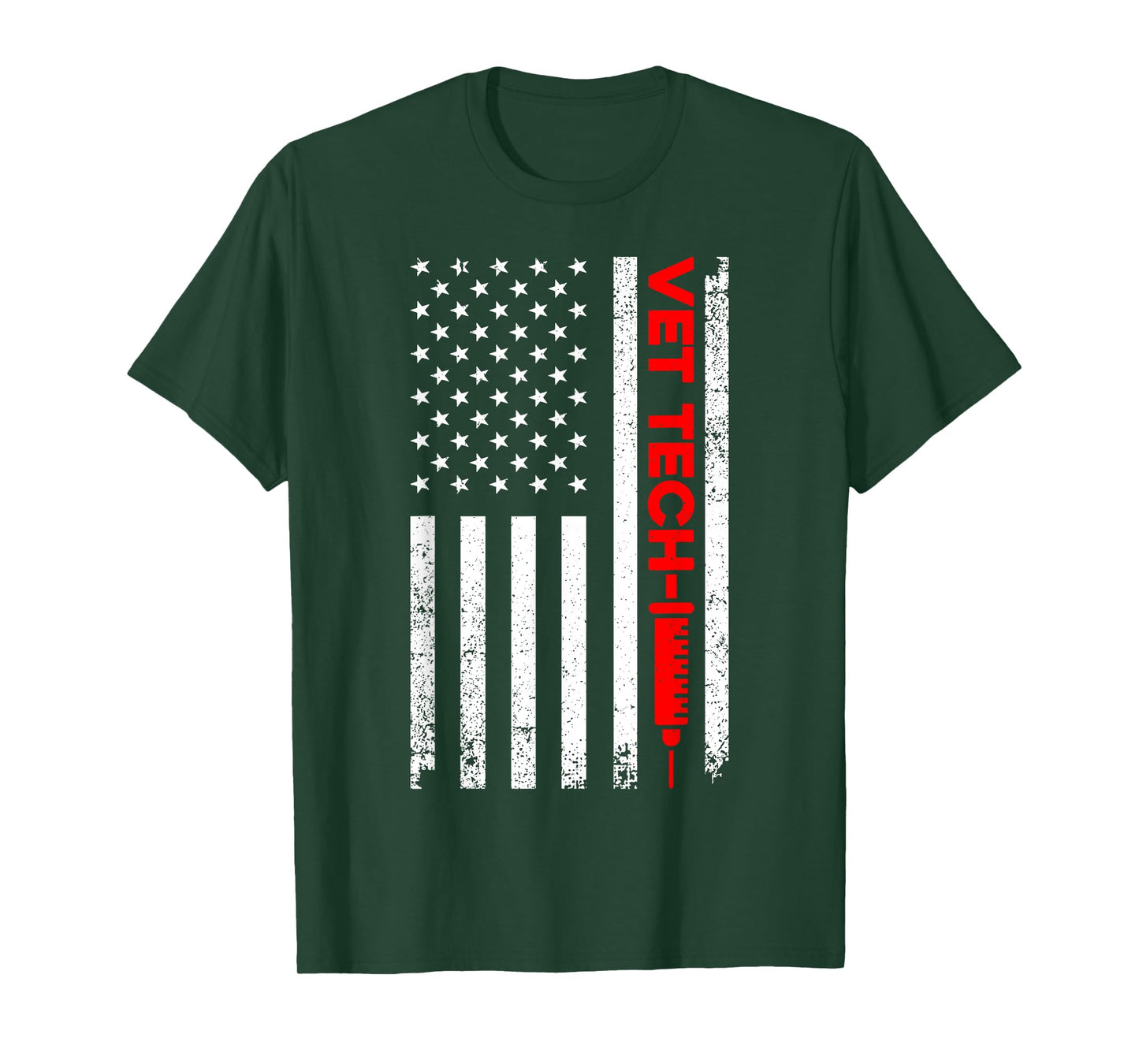 Cool Vet Tech Art For Men Women Veterinary Vet Technician T-Shirt