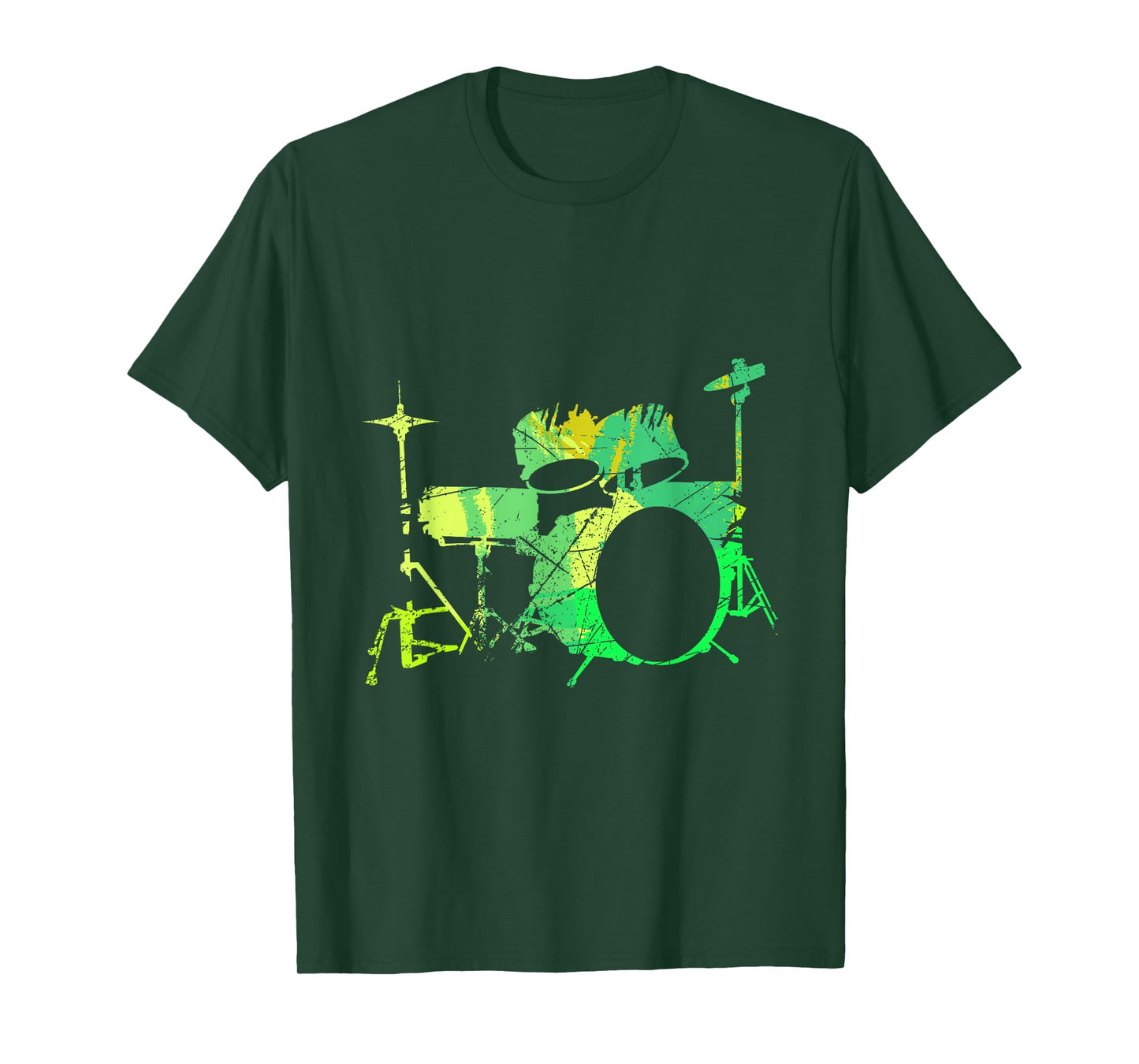 Cool Drum Kit Percussion Vintage Retro Drummer T-shirt T-Shirt