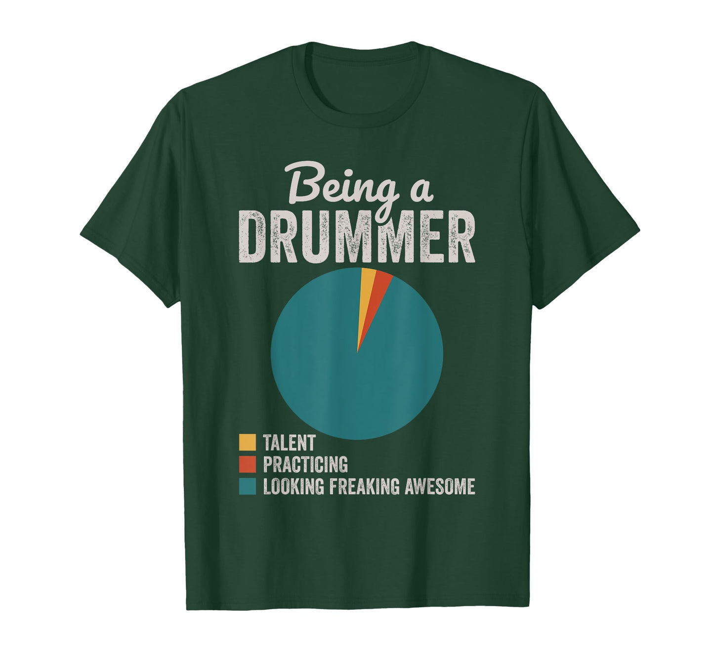 Being a Drummer Percussion Musician Drumming T-Shirt