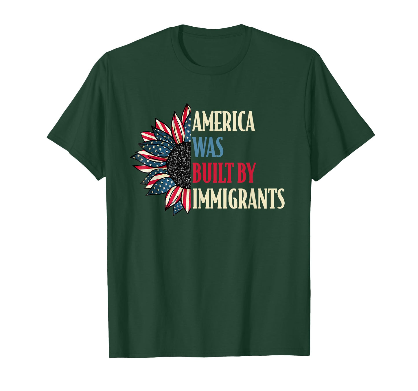 America Was Built By Immigrants, Support Refugee Rights T-Shirt