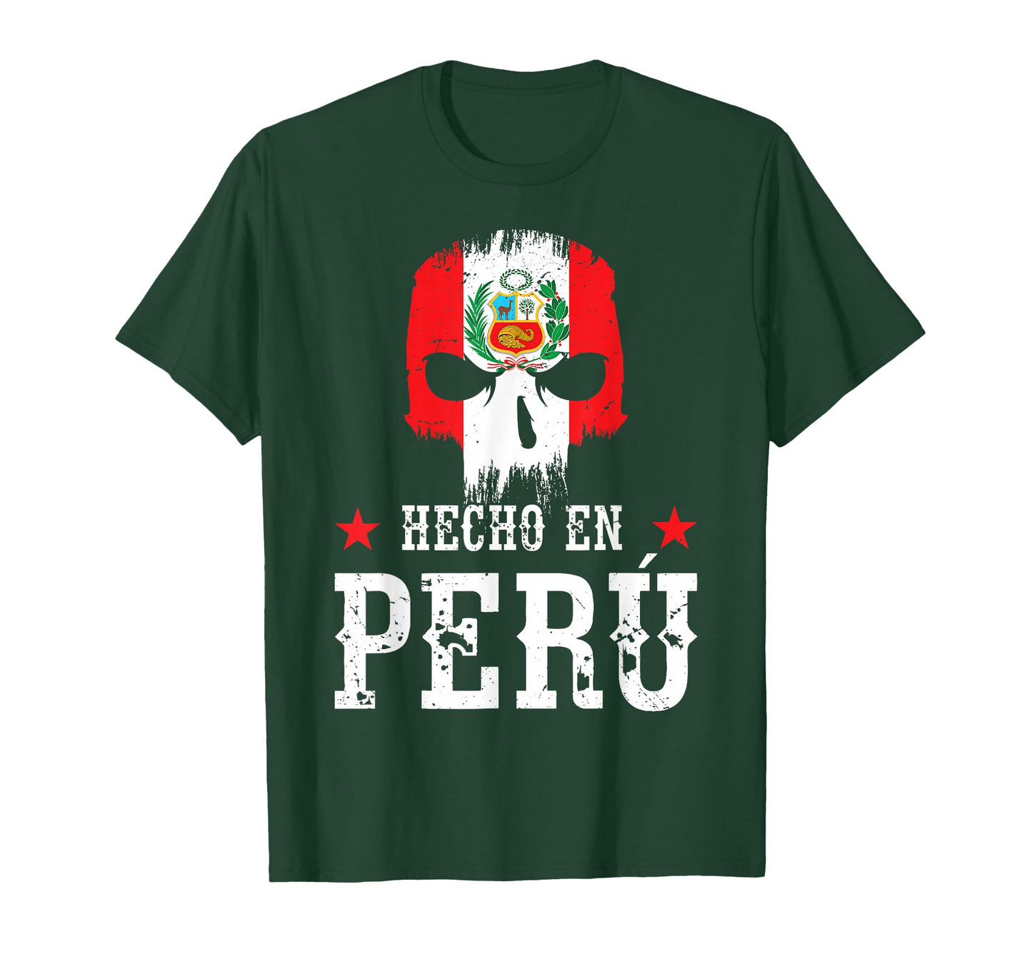 Hecho en Perú Peruvian Heritage Peruvian Flag Peru T-Shirt