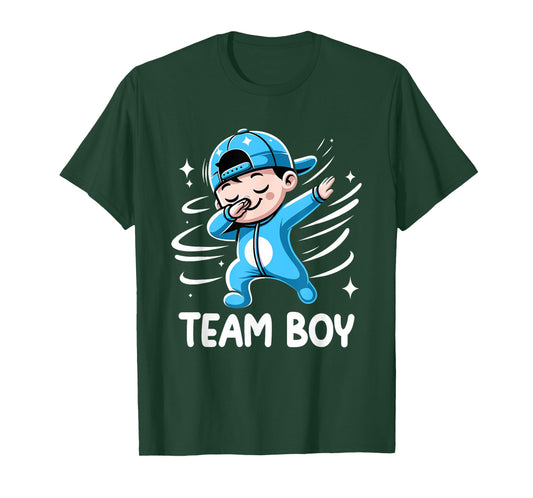 Gender Reveal Party Team Boy Baby Announcement T-Shirt