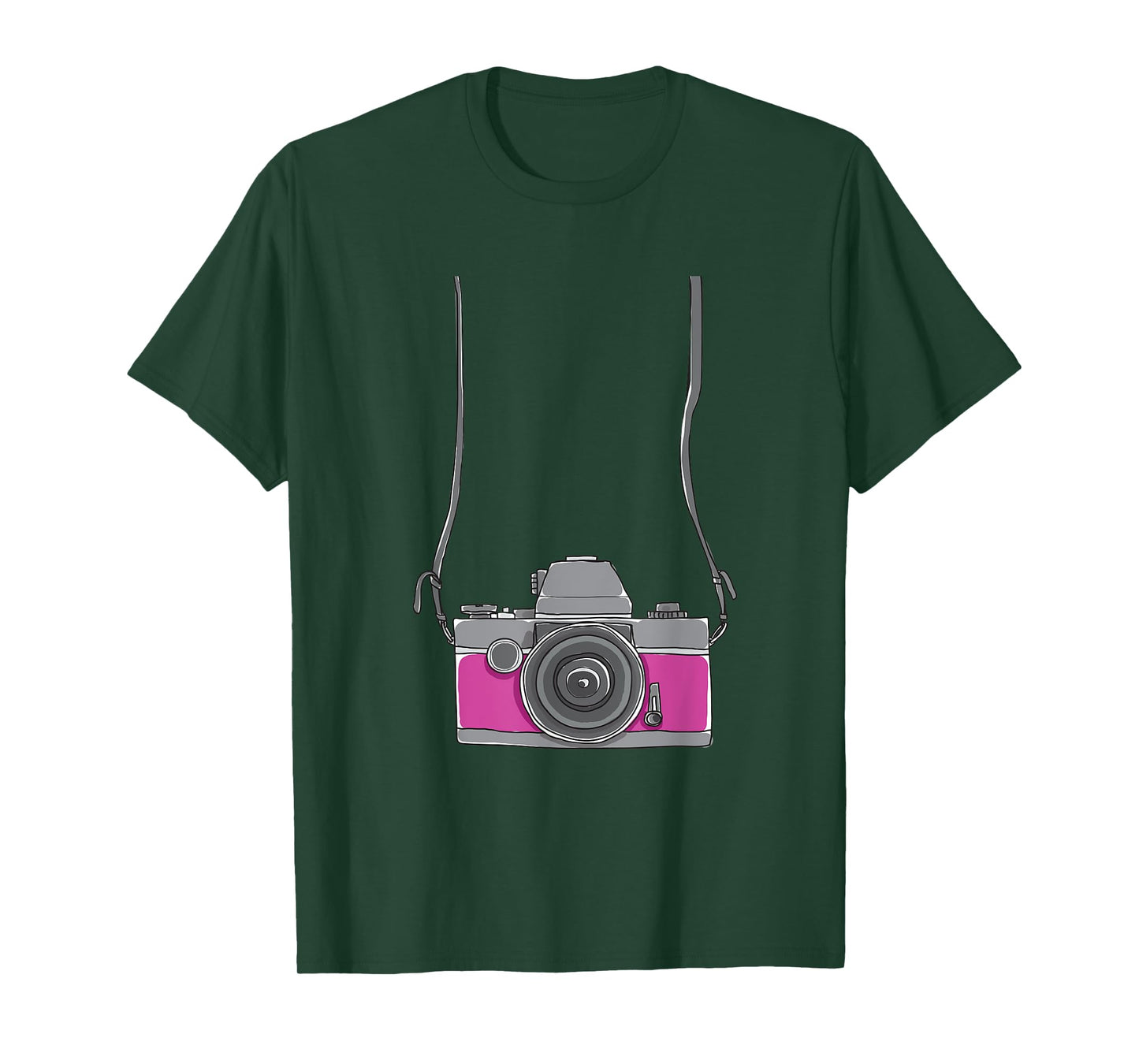 Fake Tourist Camera - Funny Holiday Vacation Photographer T-Shirt Small