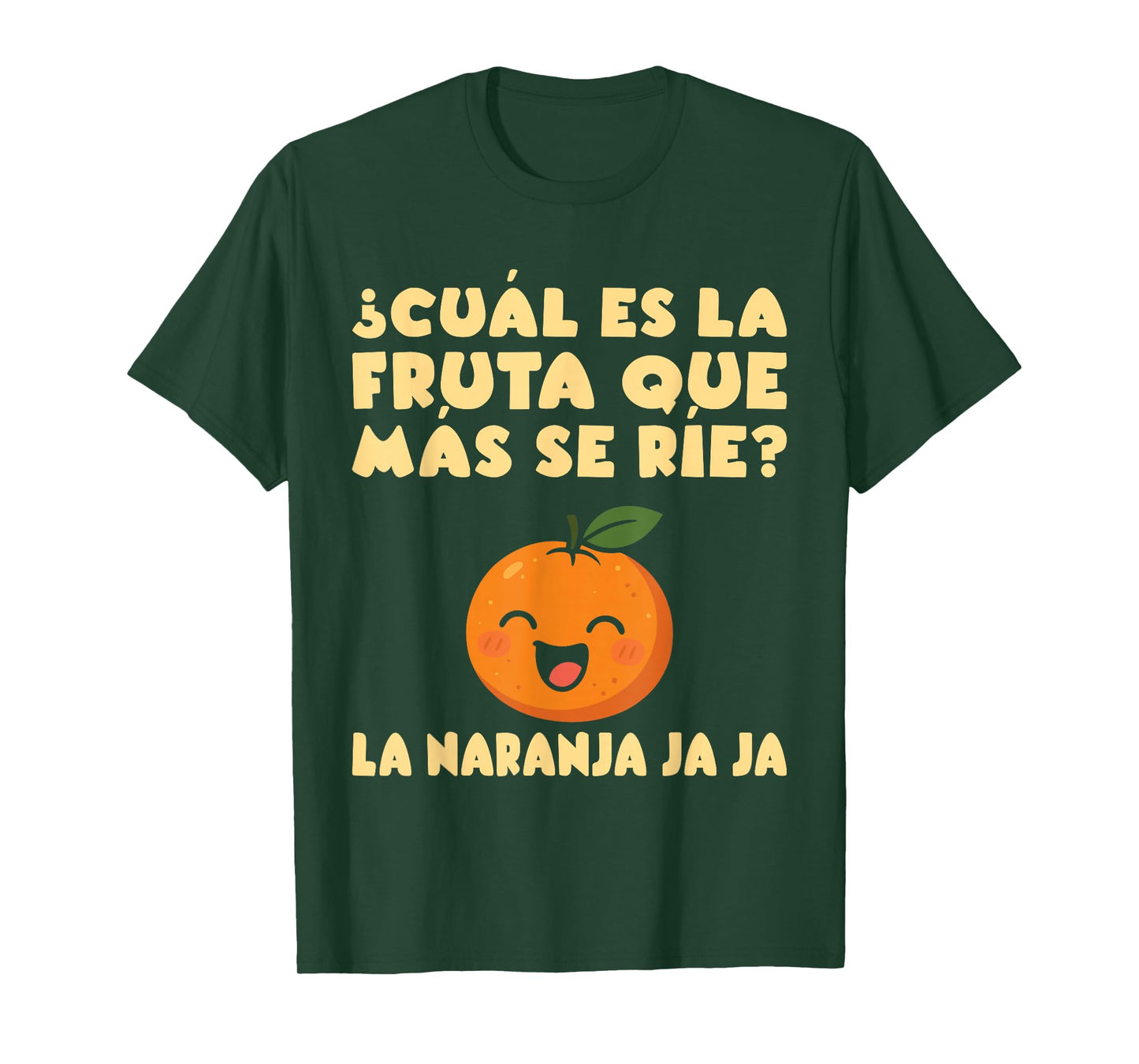 Pun Fruit Joke Funny Maestra School Spanish Teacher Student T-Shirt