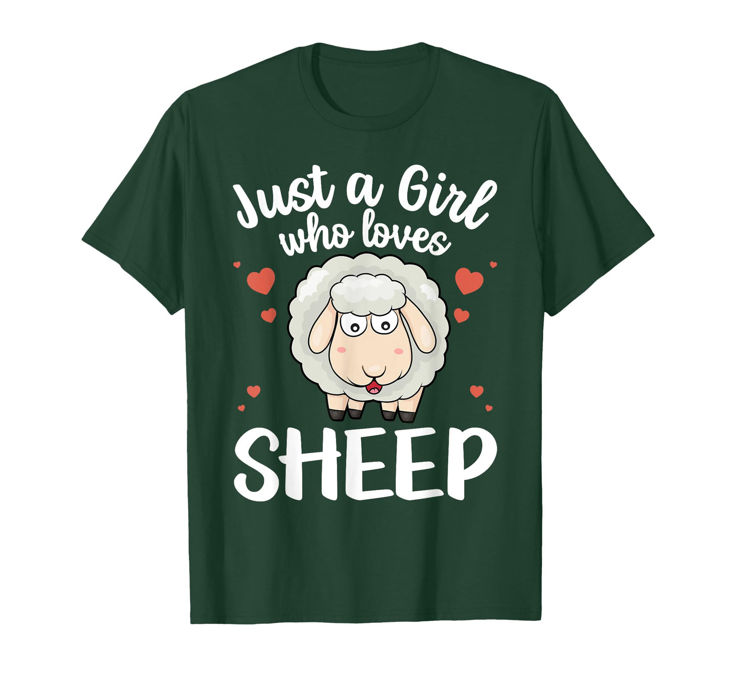 Cool Sheep For Women Girls Kids Love Lamb Sheep Lover Farmer T-Shirt