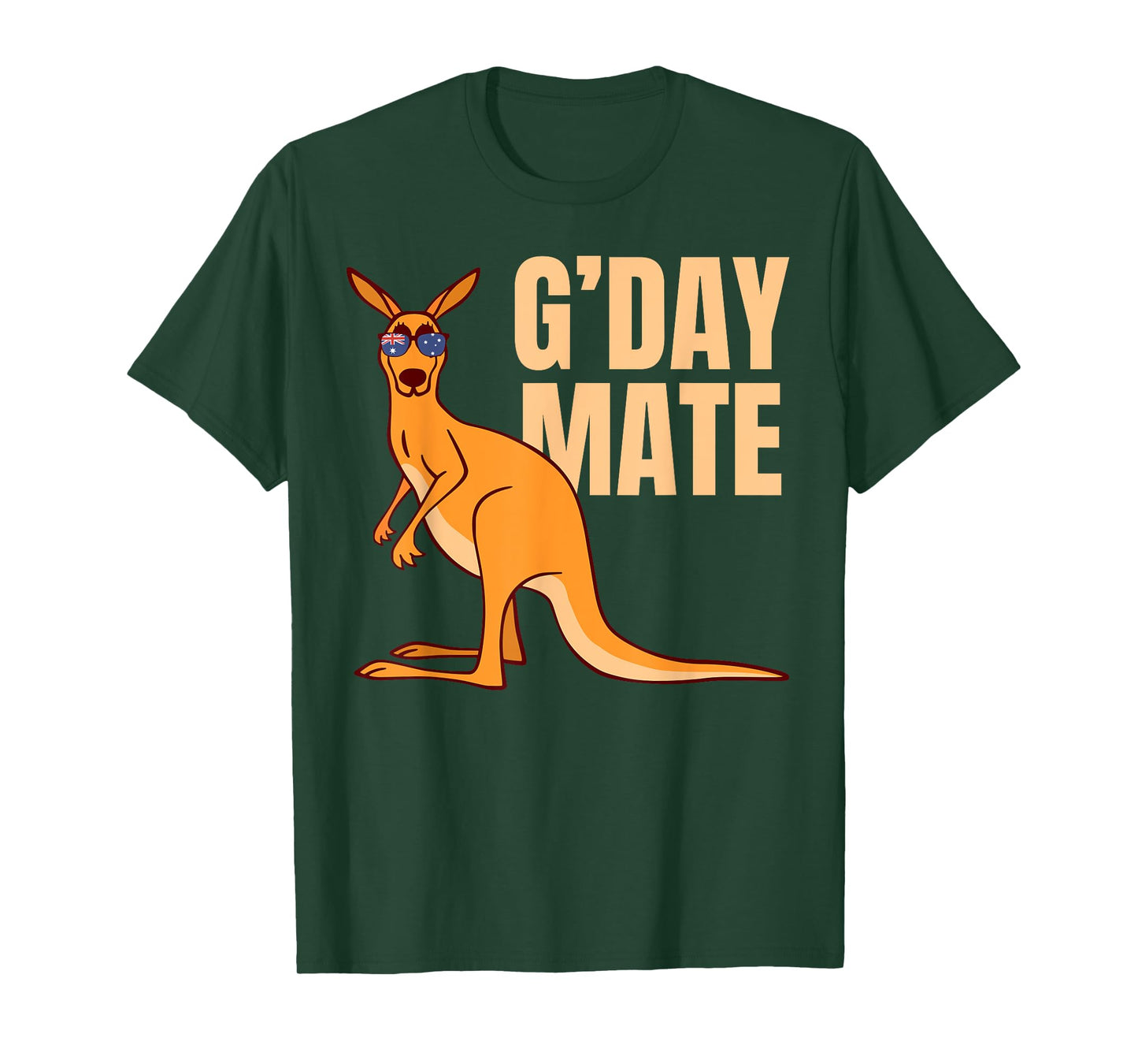 Australia G'Day Mate Shirt Funny Kangaroo Australian Symbol T-Shirt
