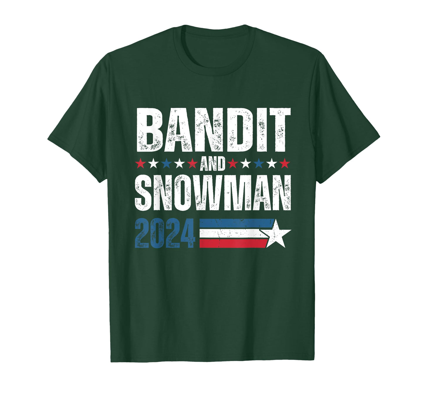 Bandit And Snowman 2024 Election USA Flag T-Shirt