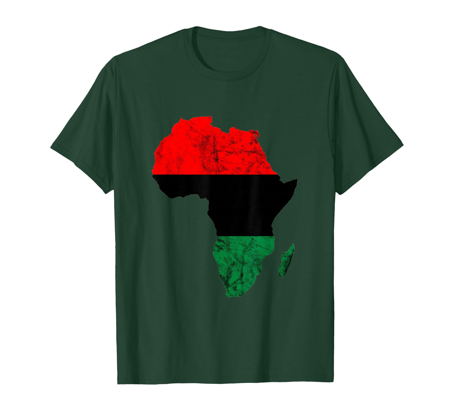 Africa Map Pan African Union Flag African Pride T-Shirt