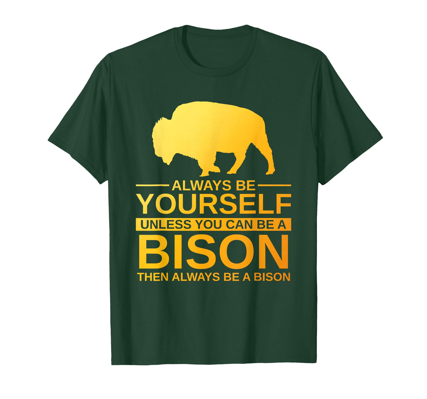 Cool Bison Design for Men Women Buffalo Animal Lovers Bison T-Shirt