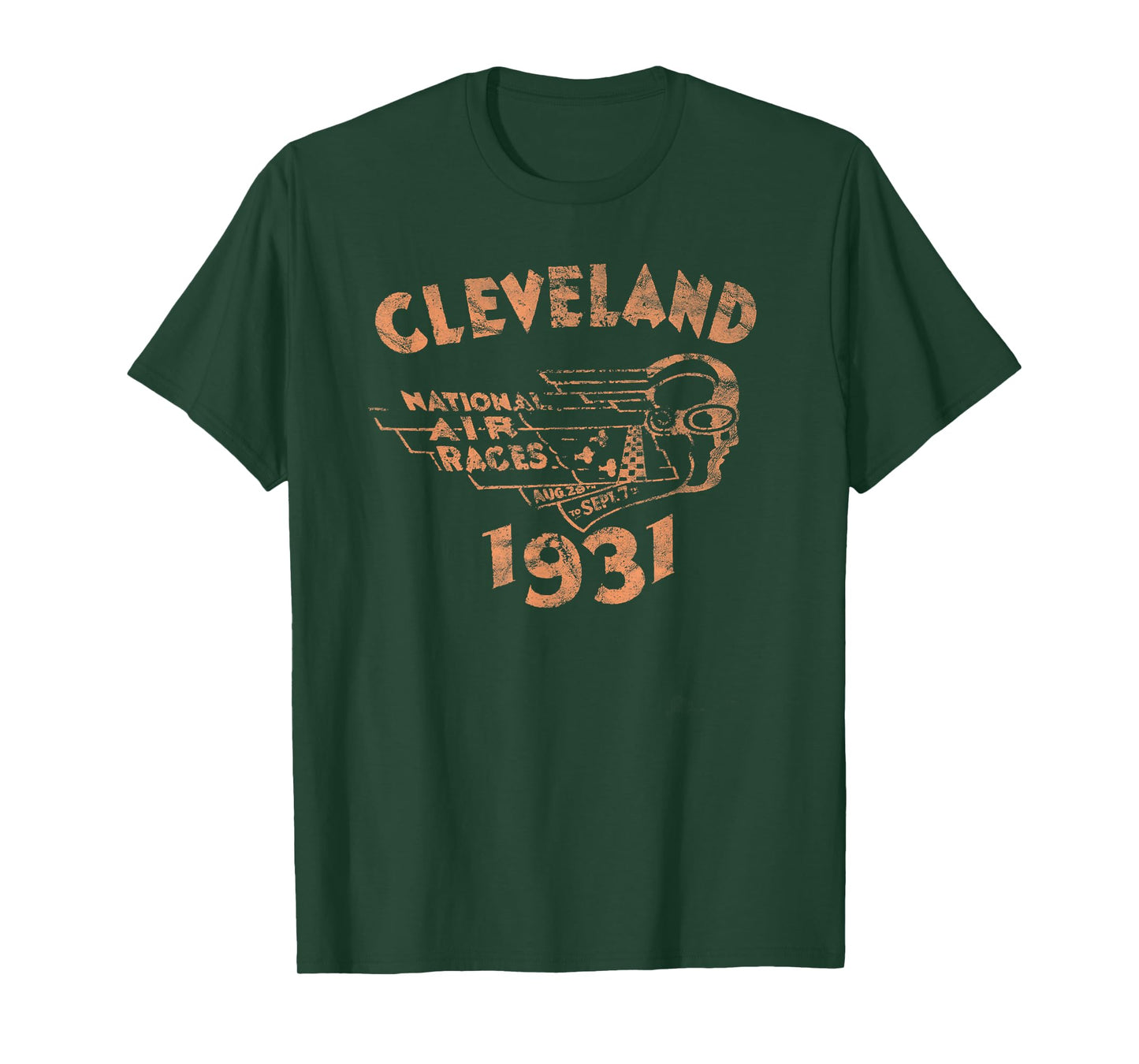 Cleveland National Air Race 1931 Air Racing Series Vintage T-Shirt