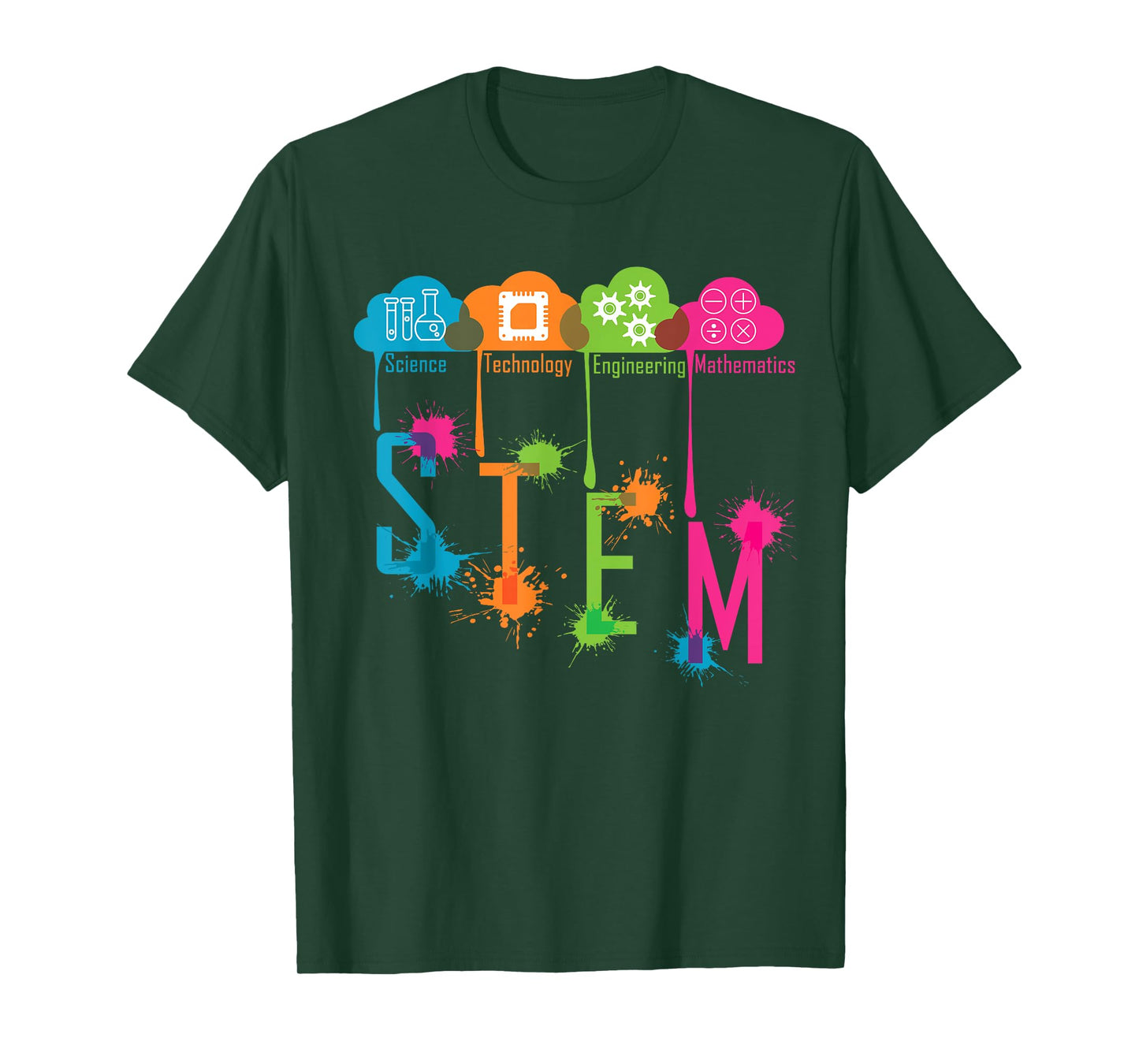 STEM T-Shirt: Science Technology Engineering Math School Tee T-Shirt