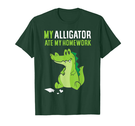 My Crocodile Ate My Homework Alligatror T-Shirt