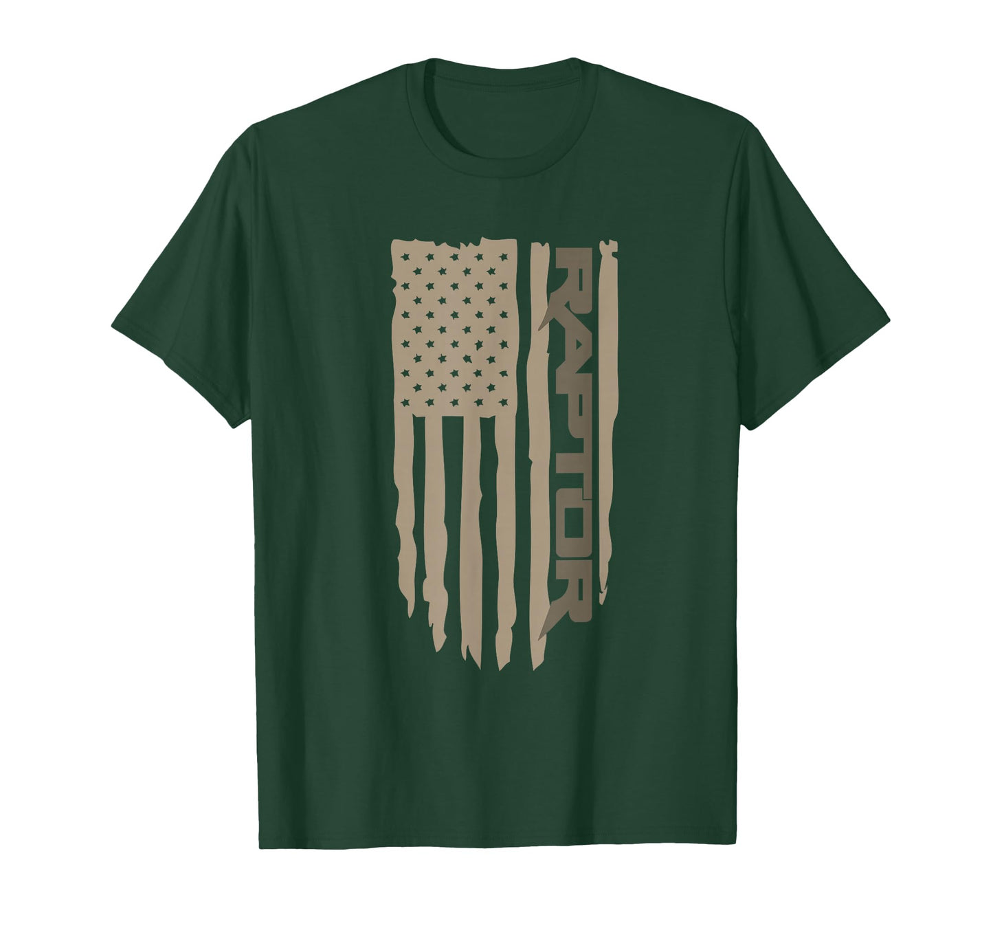 Wandering Wheels Raptor Truck American Flag T-Shirt